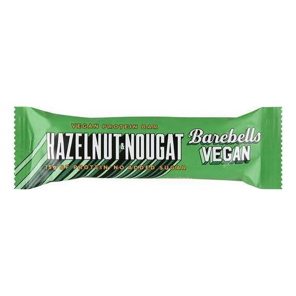 Barebells Vegan Hazelnut Nougat plant-based protein bar