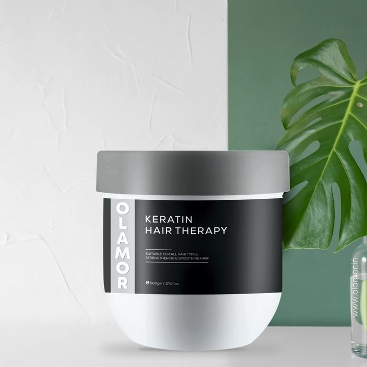 Olamor Keratin Hair Therapy strengthening and smoothing hair mask, 500 g
